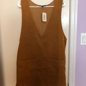 Corduroy overall dress
